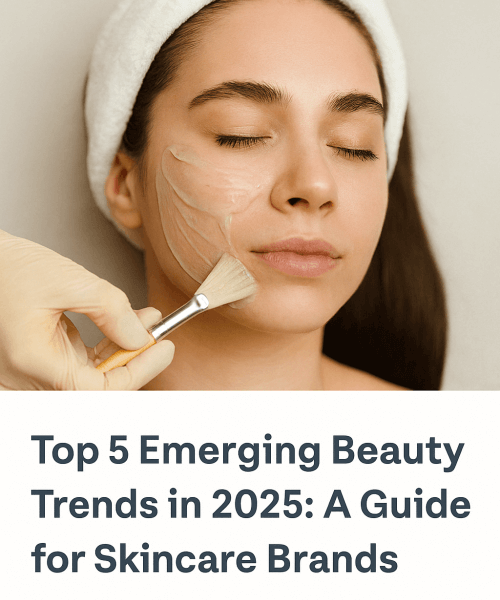 A Z-era woman doing skin care in a beauty salon