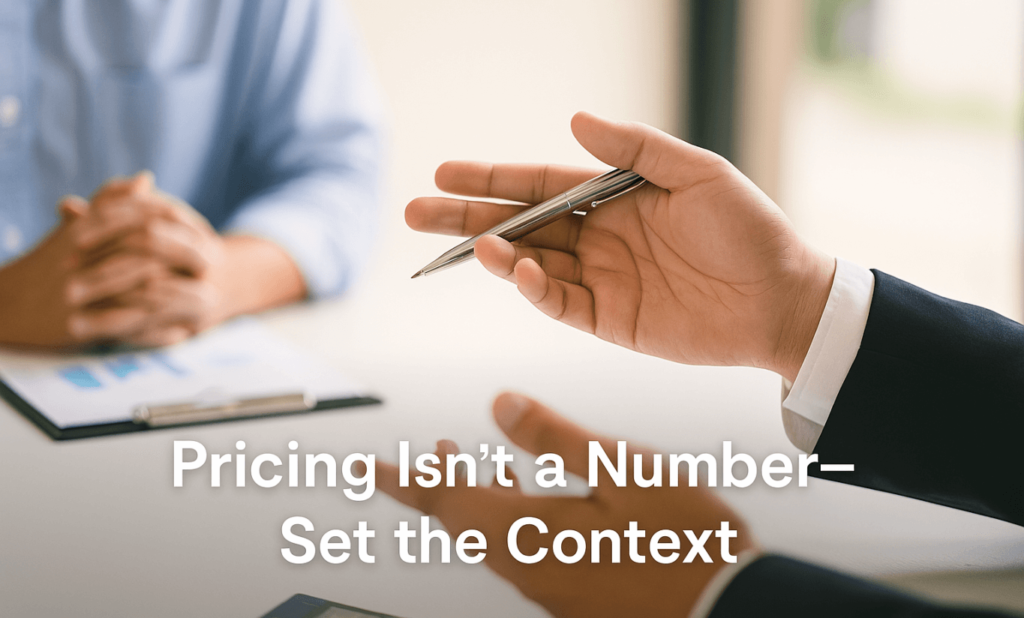 Pricing Isn’t Just a Number—Set the Context