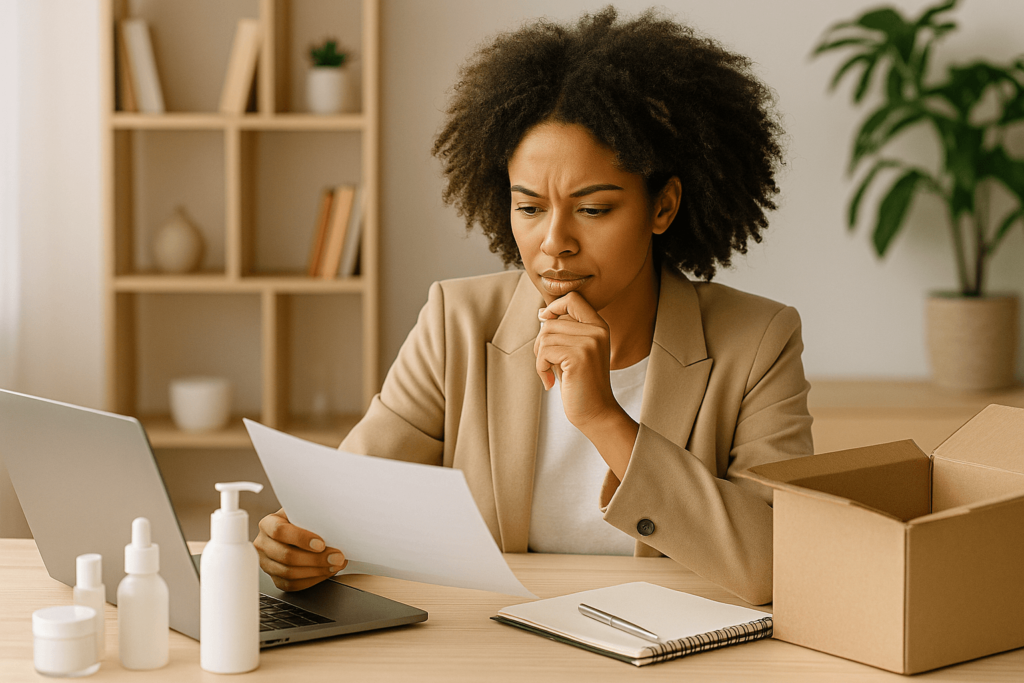 Small batch manufacturing for skincare startups