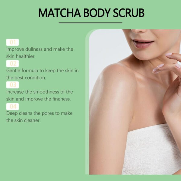matcha green tea body scrub