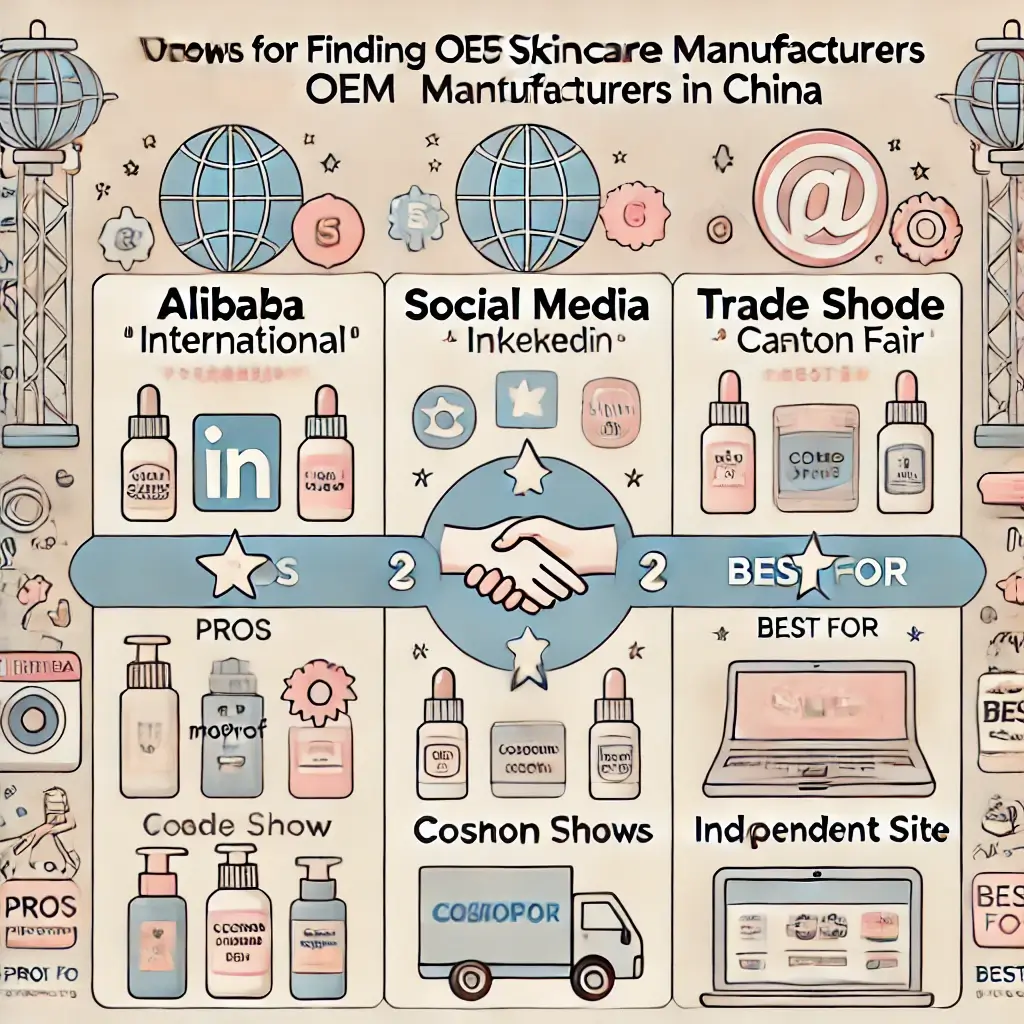 A businessperson checking off key criteria on a list for selecting a reliable skincare OEM manufacturer.