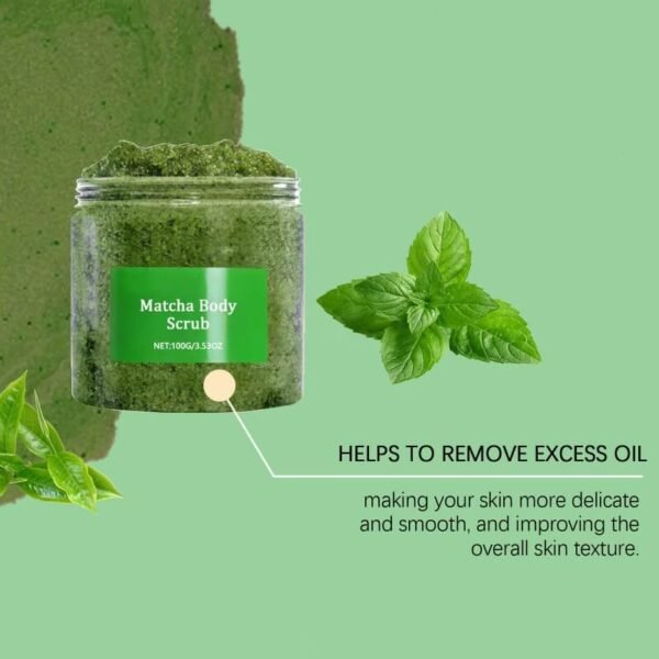 matcha green tea body scrub
