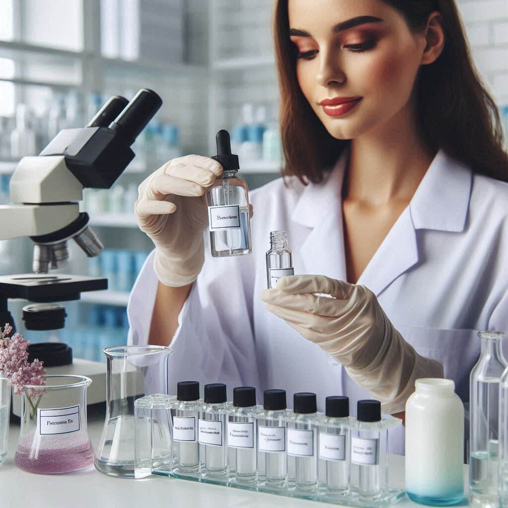 Natural ingredients like aloe vera and oats used in fragrance-free skincare formulations