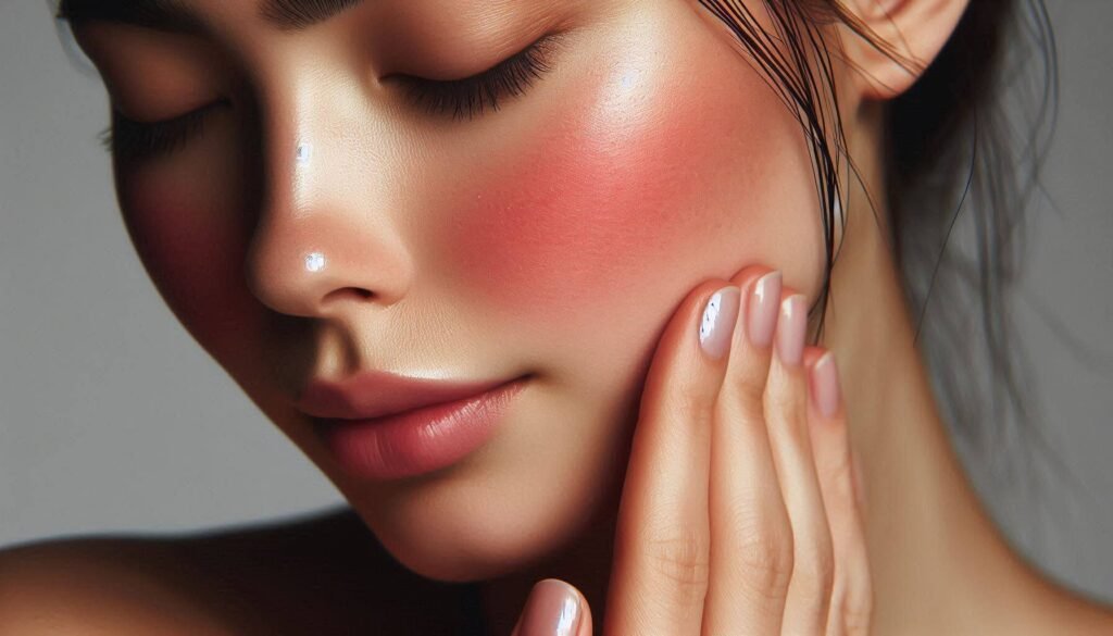Show the user group with sensitive skin, convey the visual characteristics of "sensitive and fragile", and trigger resonance.